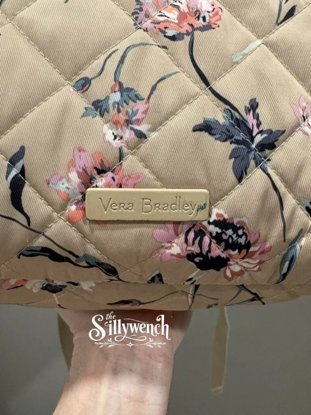 Vera Bradley Strawflowers XL Campus Backpack in Performance Twill